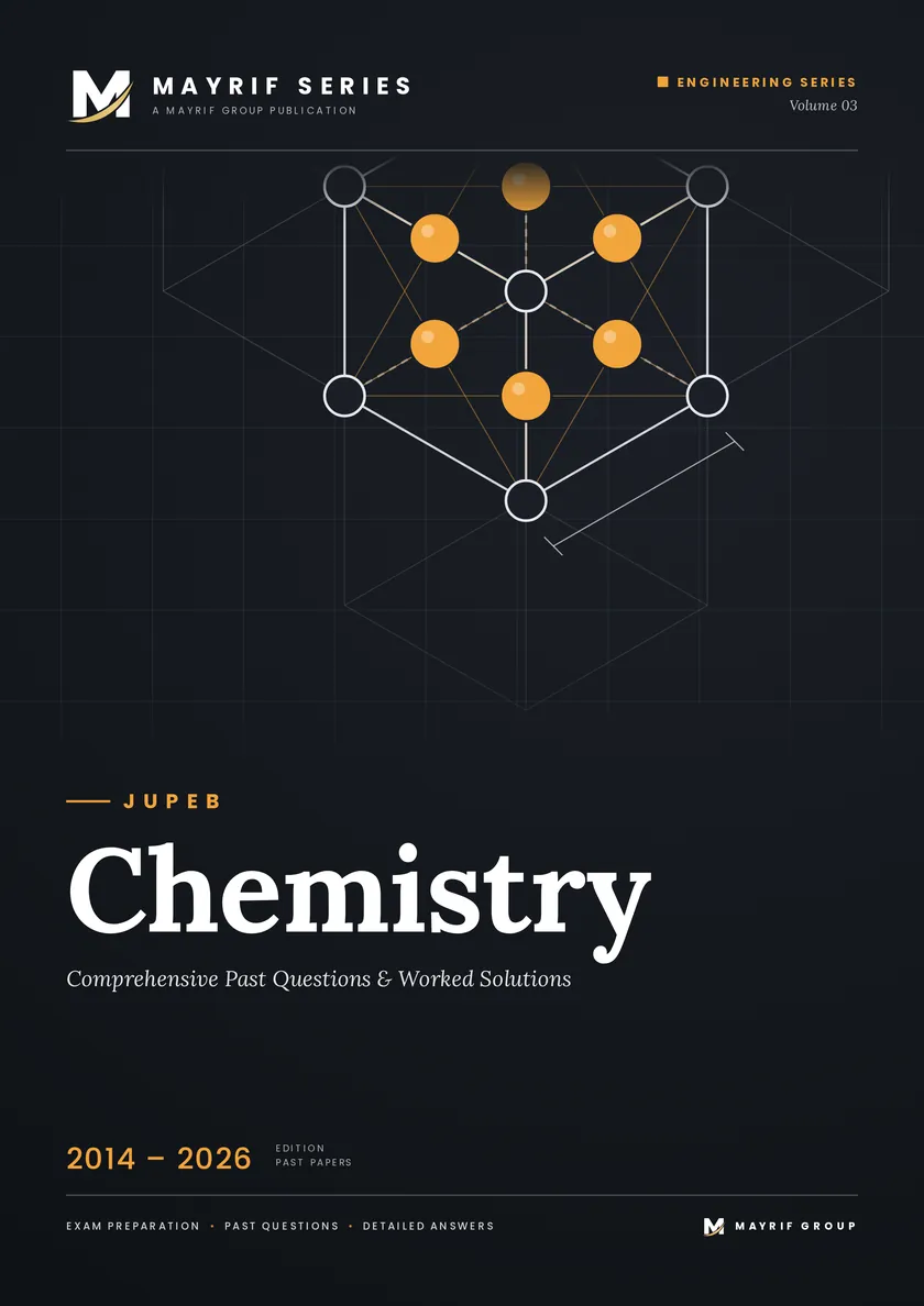 Mayrif Series JUPEB Chemistry past questions book cover, Engineering Series