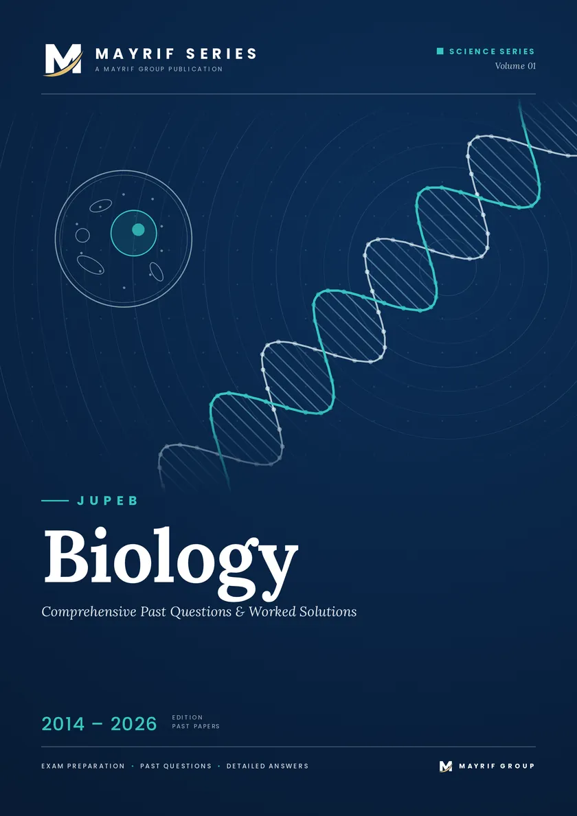 Mayrif Series JUPEB Biology past questions book cover, Science Series
