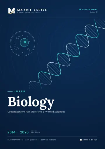 JUPEB Biology past questions book cover, Science Series