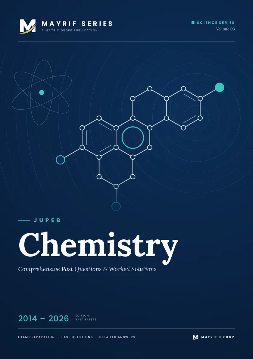 Mayrif Series JUPEB Chemistry past questions book cover, Science Series