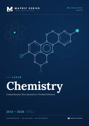 JUPEB Chemistry past questions book cover, Science Series